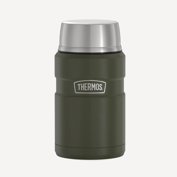 Термос THERMOS SK3021 AG (Army Green) с ложкой +14h/-24h 0,71л (хаки)